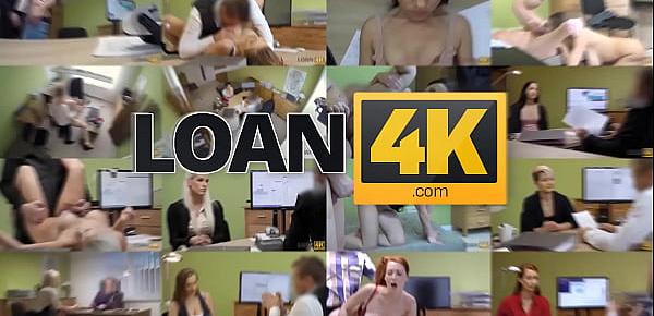  LOAN4K. Adventurous clerk lures a hottie into riding him on the table